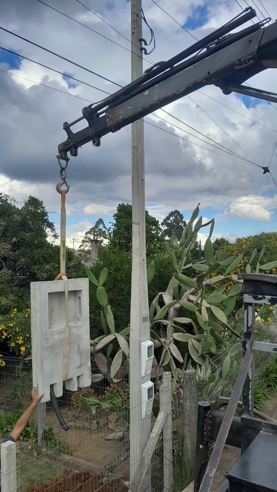 poste padrão RGE em Caxias do Sul